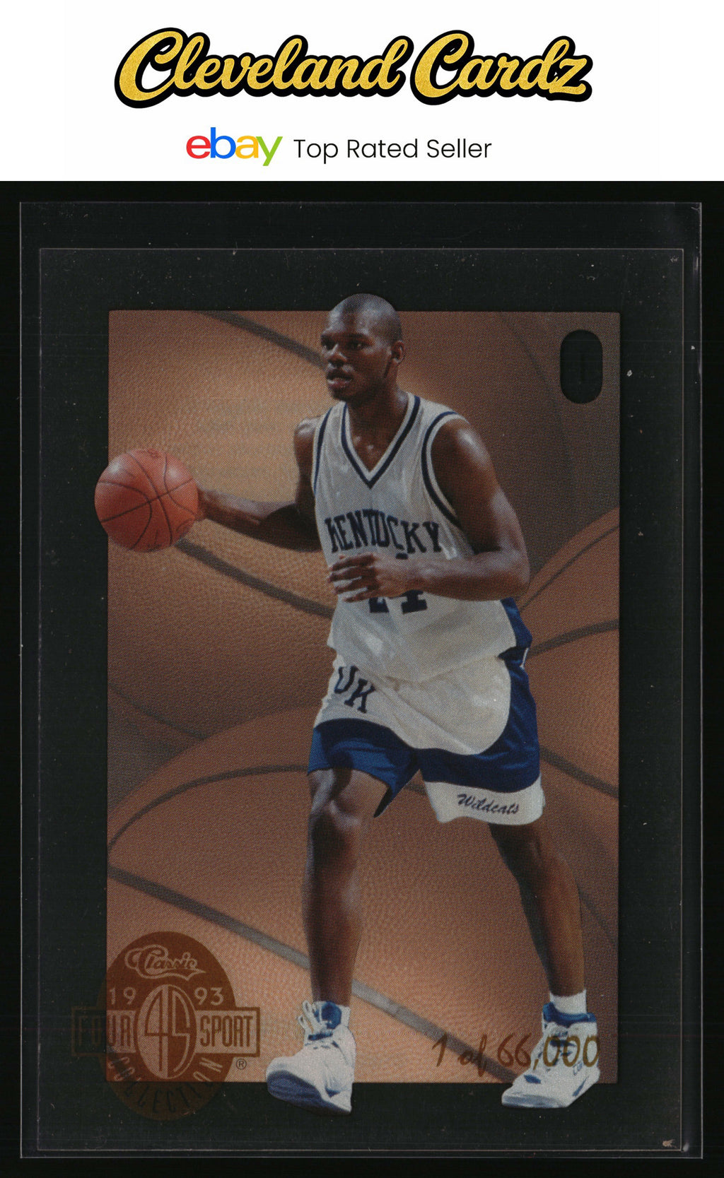 1993 Classic Four Sport #O Jamal Mashburn Acetates