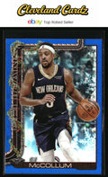2025-26 Topps Holiday #H155 CJ McCollum Blue Metallic Glitter Holiday