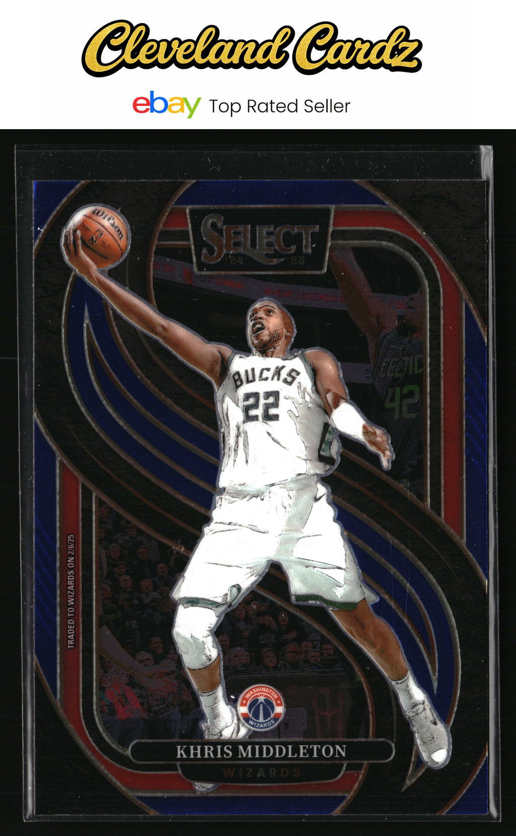 2024-25 Panini Select #161 Khris Middleton Blue