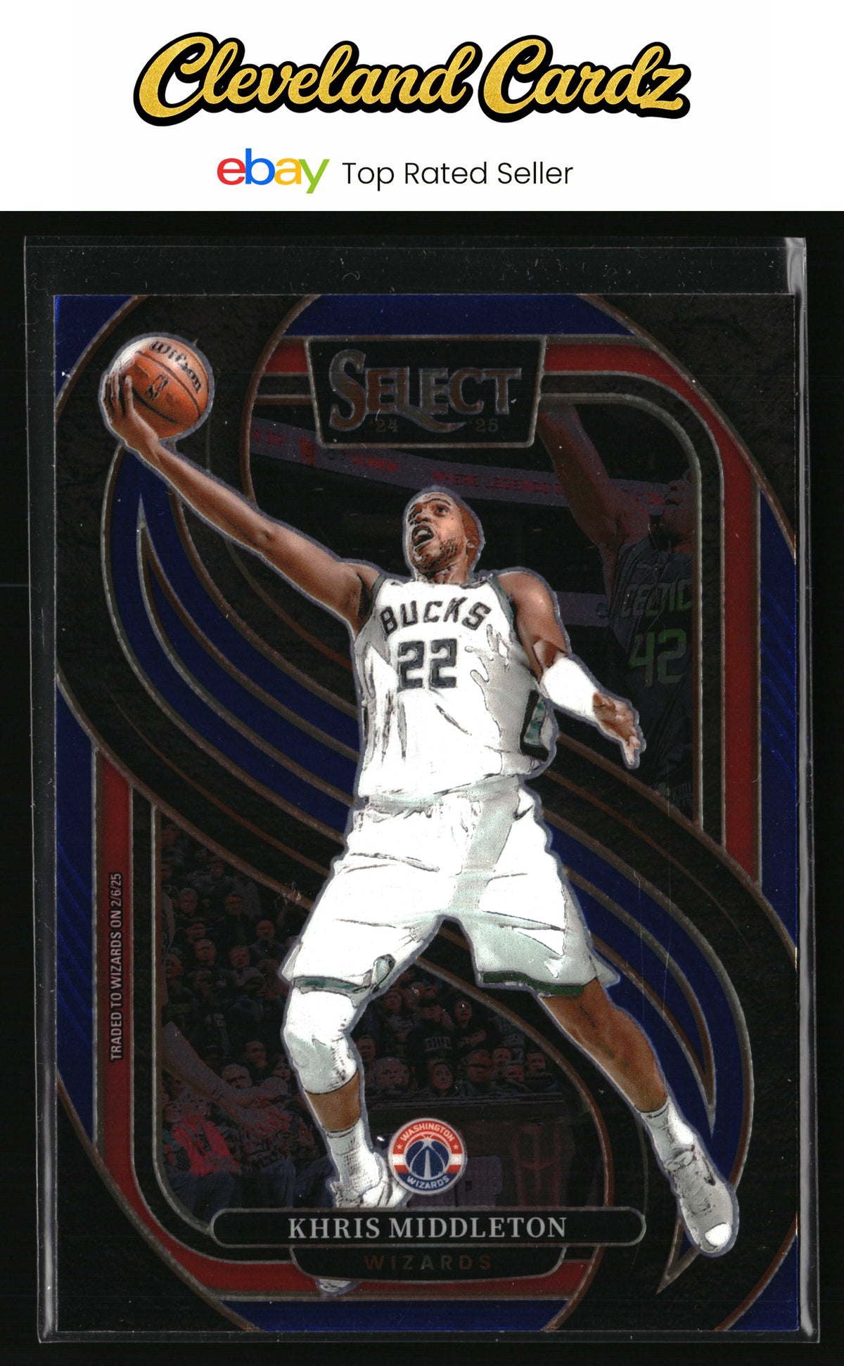 2024-25 Panini Select #161 Khris Middleton Blue