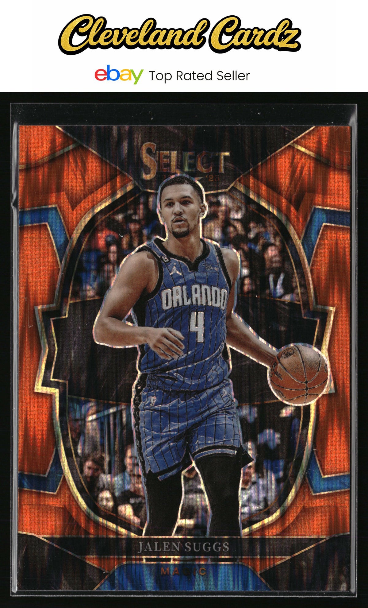 2022-23 Panini Select #3 Jalen Suggs Orange Flash Prizm
