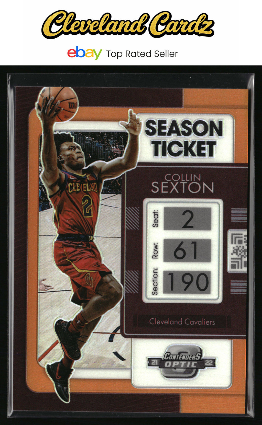 2021-22 Panini Contenders Optic #62 Tyler Herro Orange #/49