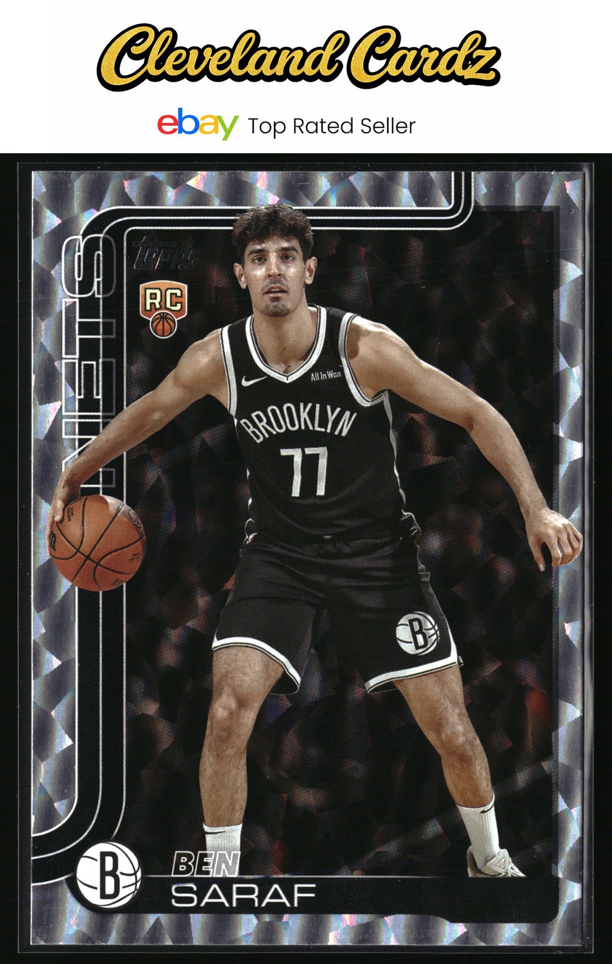 2025-26 Topps #226 Ben Saraf Crackleboard