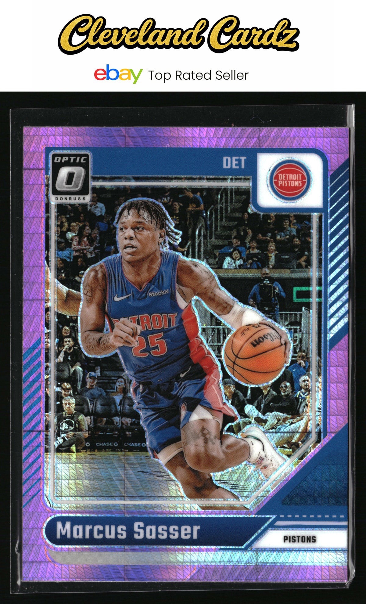 2024-25 Donruss Optic #202 Marcus Sasser Hyper Pink