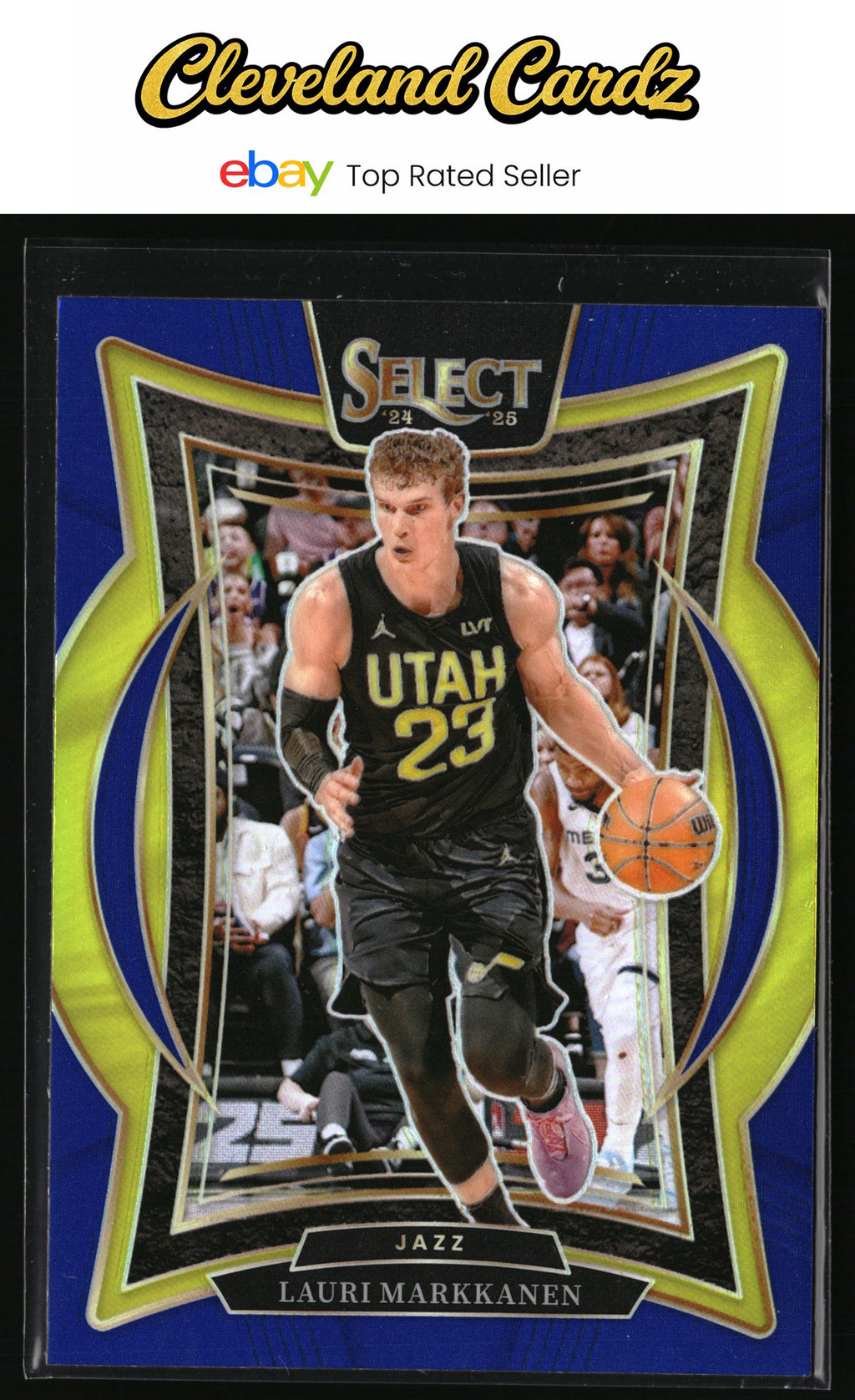 2024-25 Panini Select #62 Lauri Markkanen Blue Prizm
