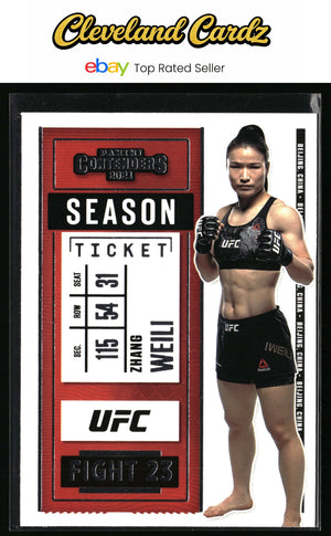 2021 Panini Chronicles UFC #10 Zhang Weili
