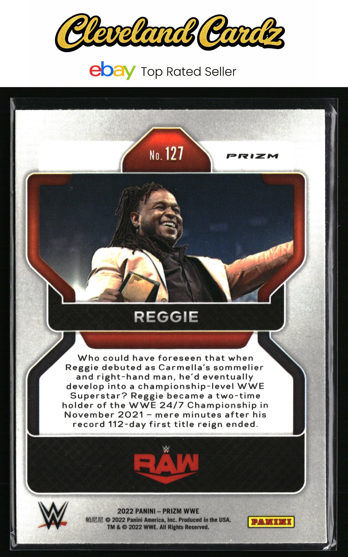 2022 Panini Prizm WWE #127 Reggie Silver