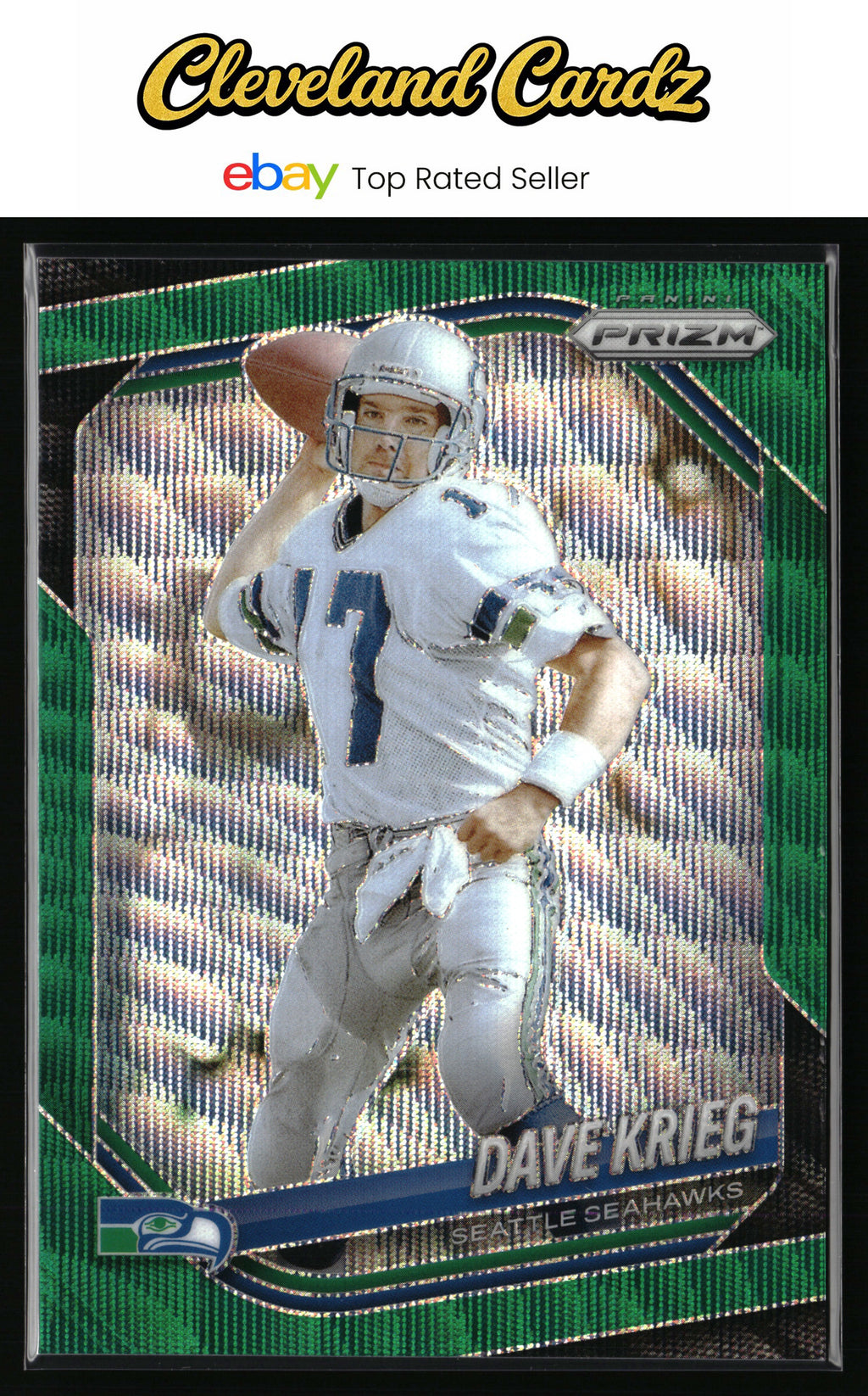 2025 Panini Prizm #88 Dave Krieg Green Wave