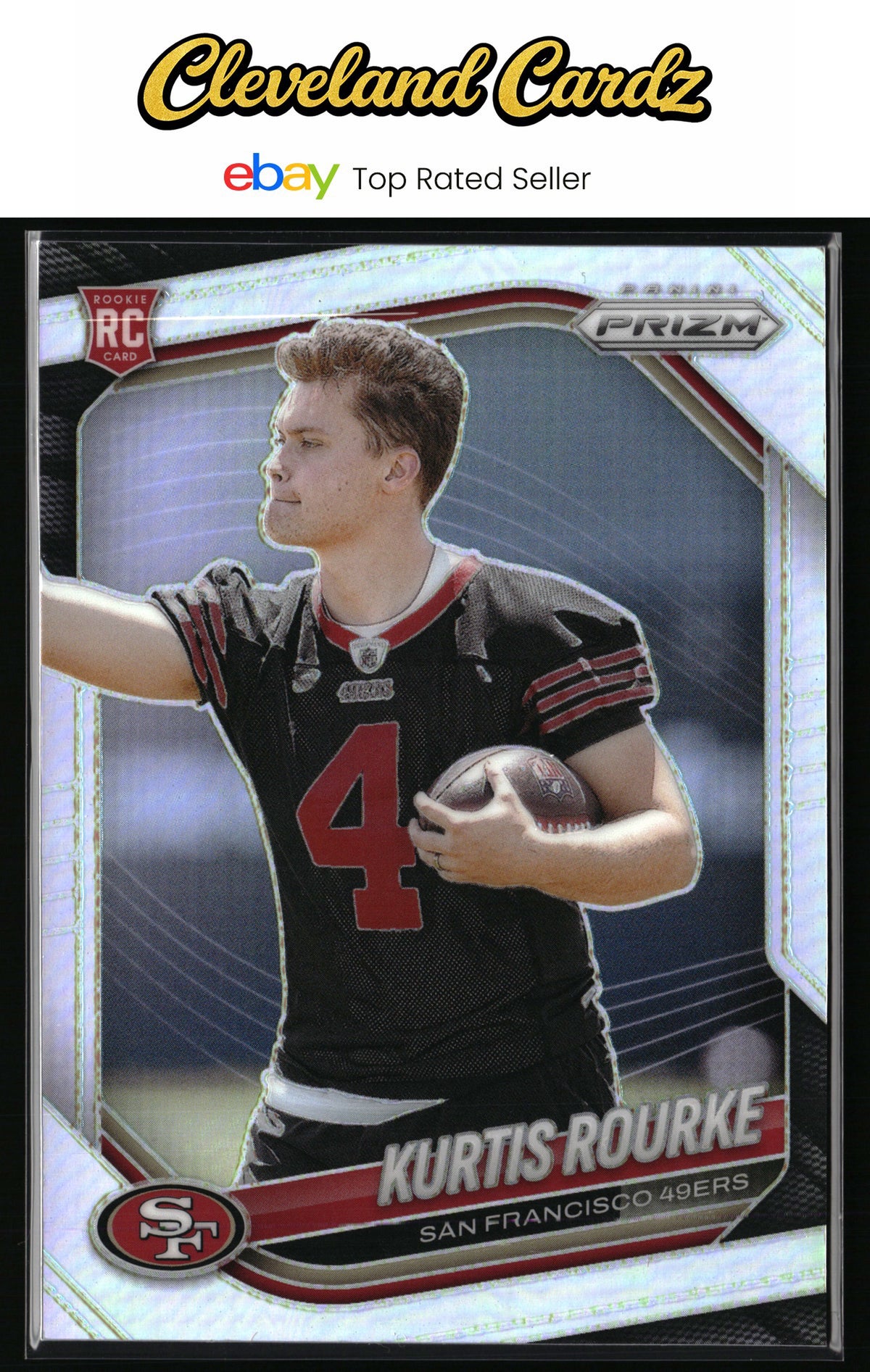 2025 Panini Prizm #397 Kurtis Rourke Silver