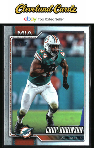 2026 Topps Flagship #128 Chop Robinson Rainbow Foil