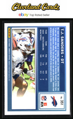 2025 Donruss #351 T.J. Sanders