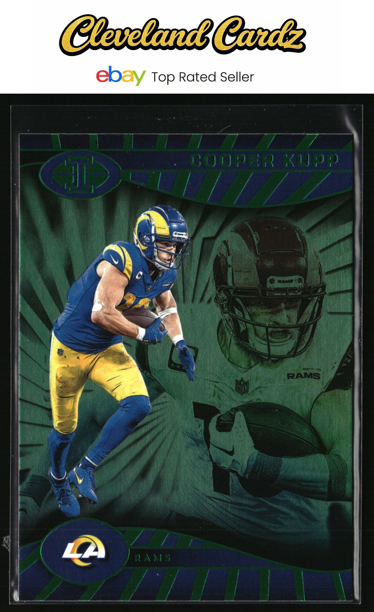 2024 Panini Illusions #53 Cooper Kupp Emerald Trophy Collection