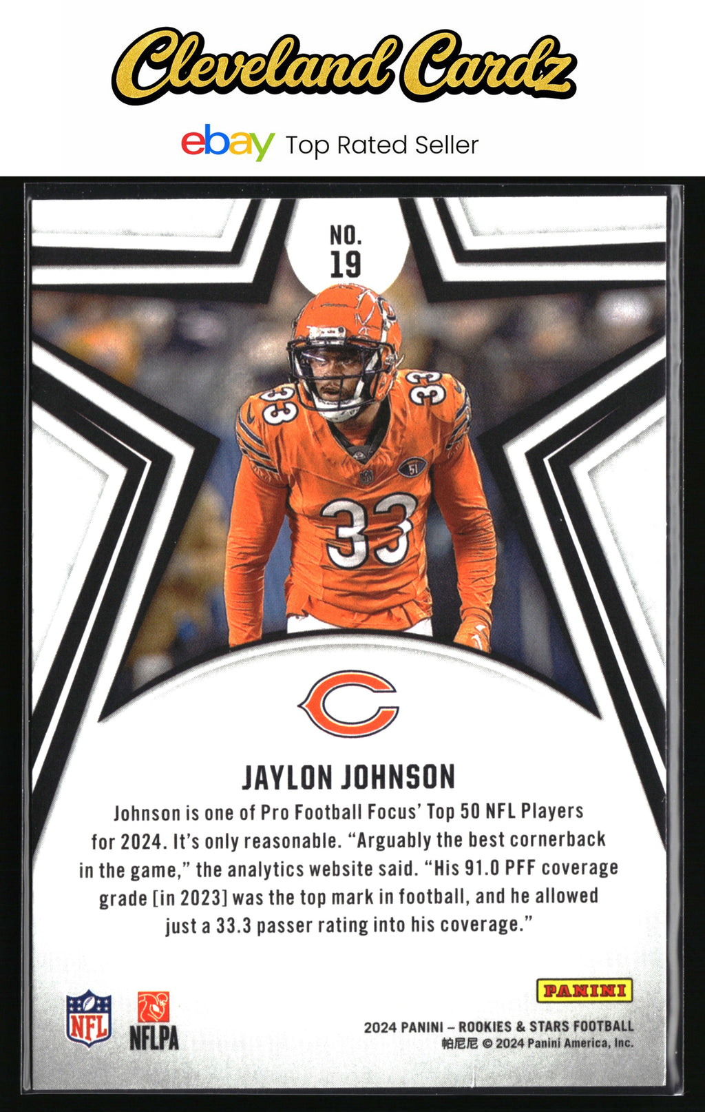 2024 Panini Rookies & Stars #19 Jaylon Johnson