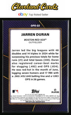 2025 Topps #OPS-22 Jarren Duran OPS Leaders