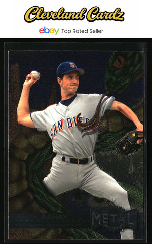 1996 Metal Universe #231 Andy Ashby Platinum
