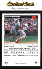 1993 Donruss #402 Reggie Sanders