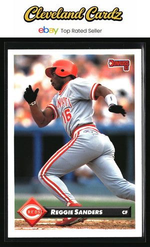 1993 Donruss #402 Reggie Sanders