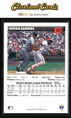 1993 Donruss #402 Reggie Sanders