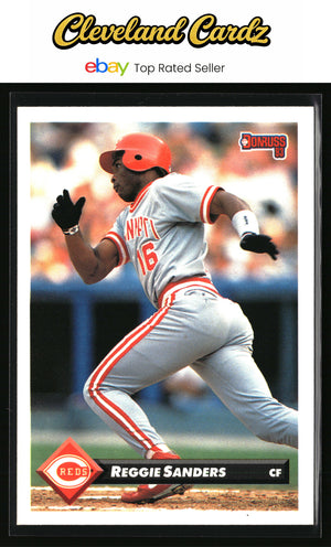 1993 Donruss #402 Reggie Sanders