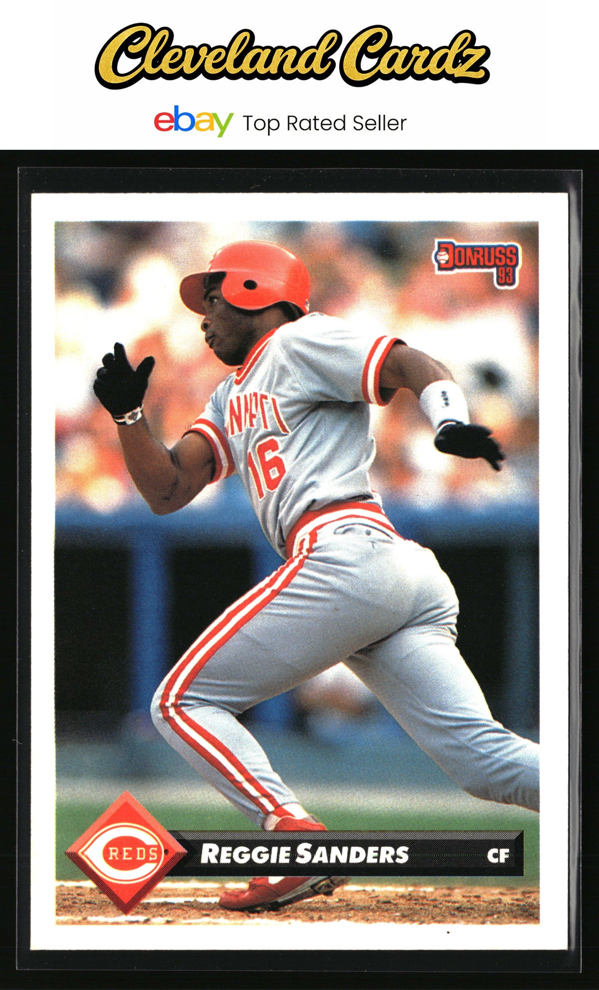 1993 Donruss #402 Reggie Sanders