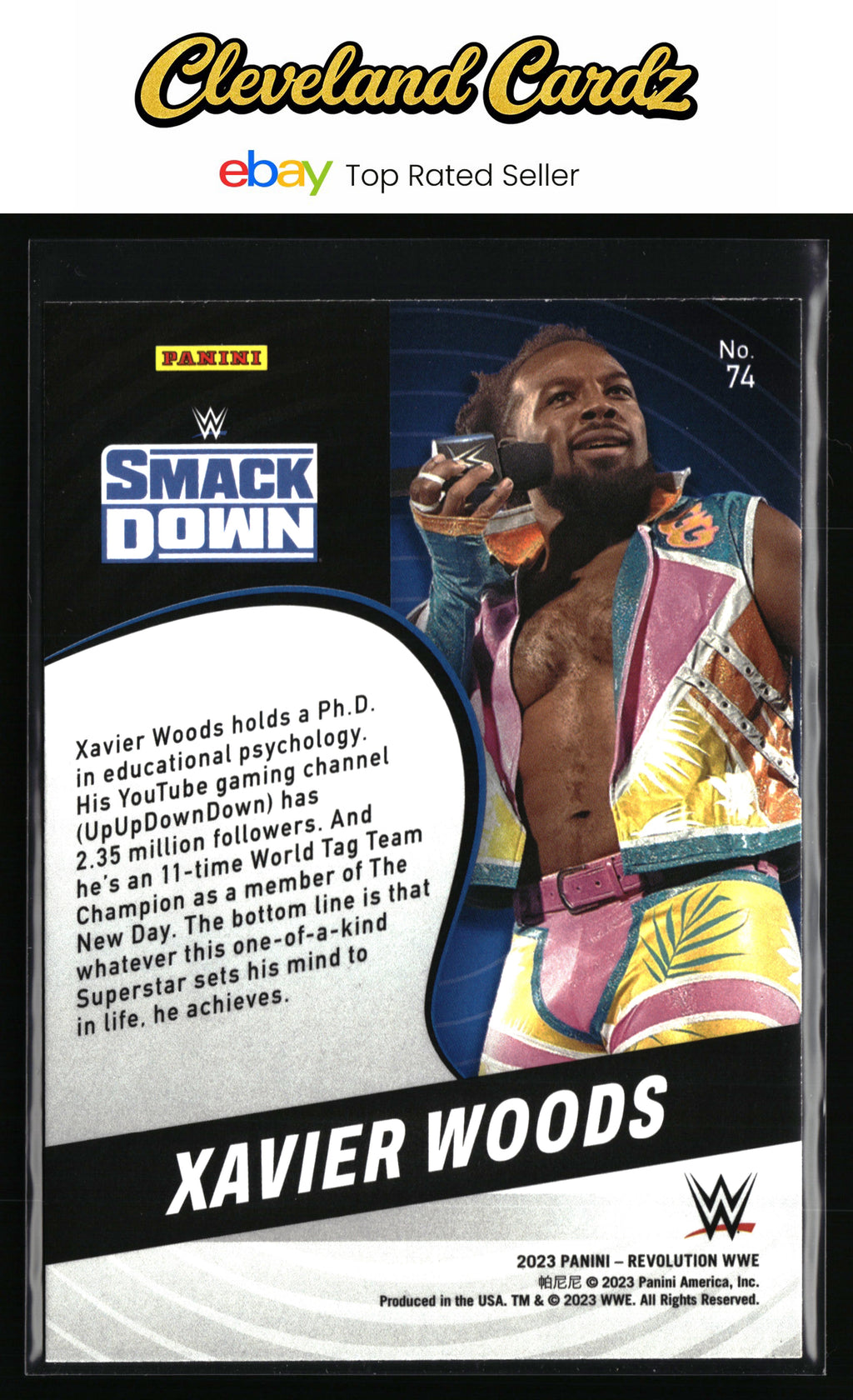 2023 Panini Revolution WWE #74 Xavier Woods