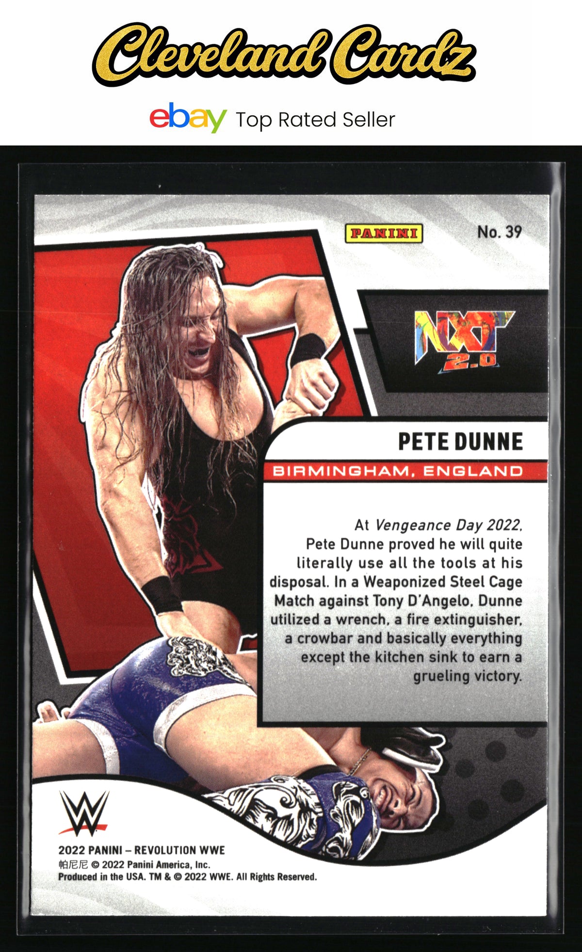 2022 Panini Revolution WWE #39 Pete Dunne