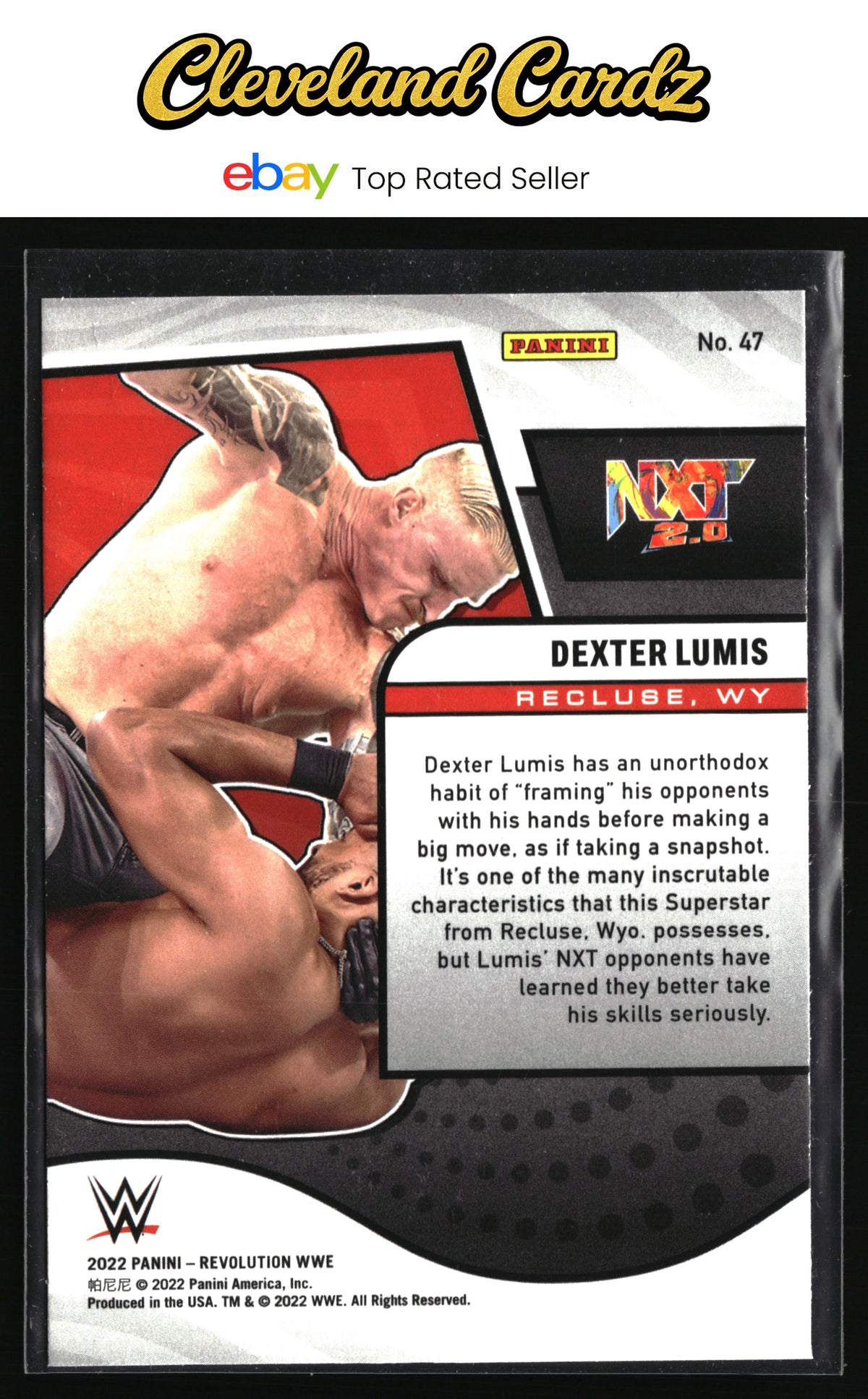 2022 Panini Revolution WWE #47 Dexter Lumis
