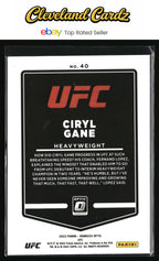 2022 Donruss Optic UFC #40 Ciryl Gane