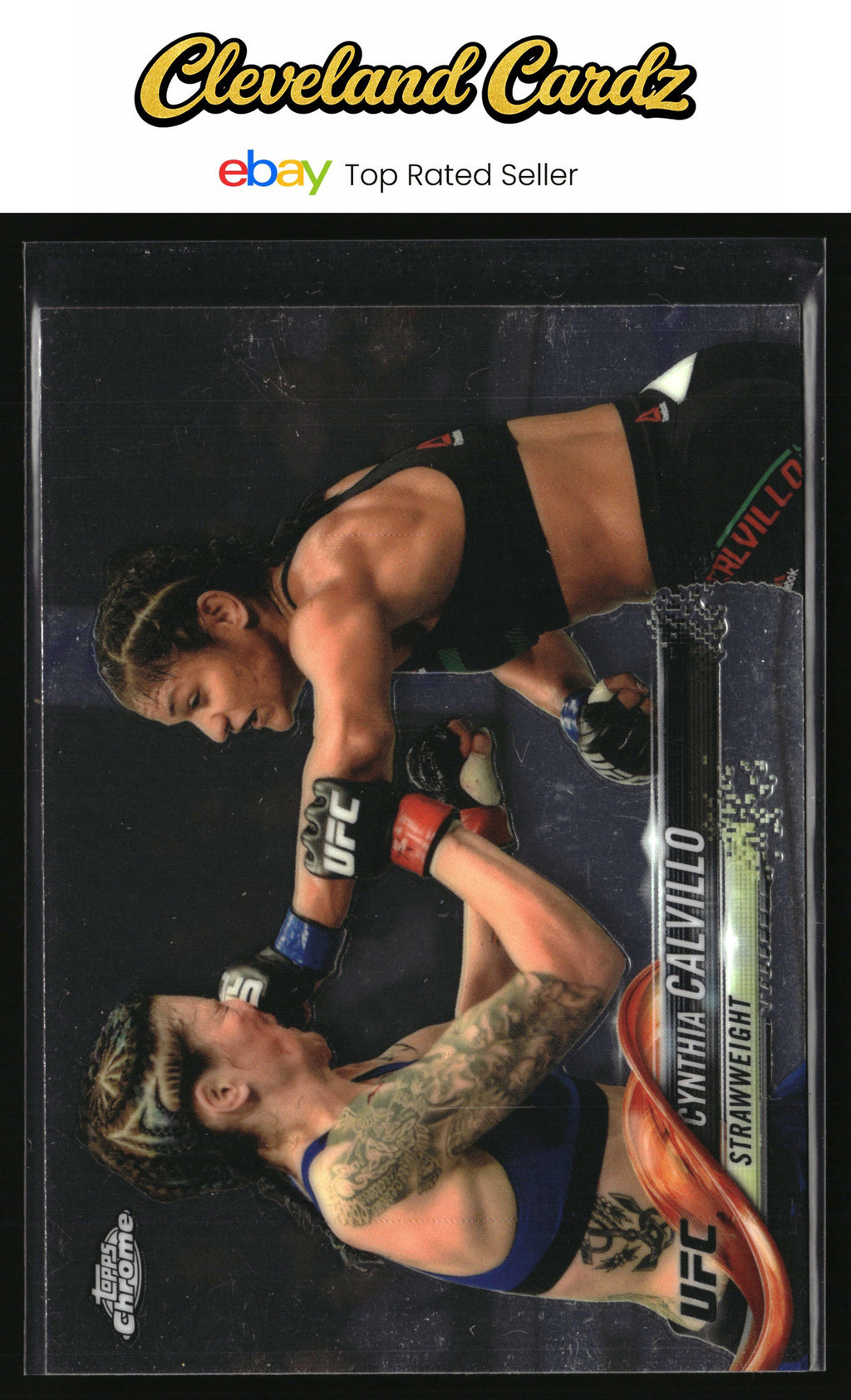 2018 Topps Chrome UFC #18 Cynthia Calvillo