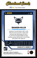 2024-25 Donruss Optic #16 Brandon Miller Hyper Pink