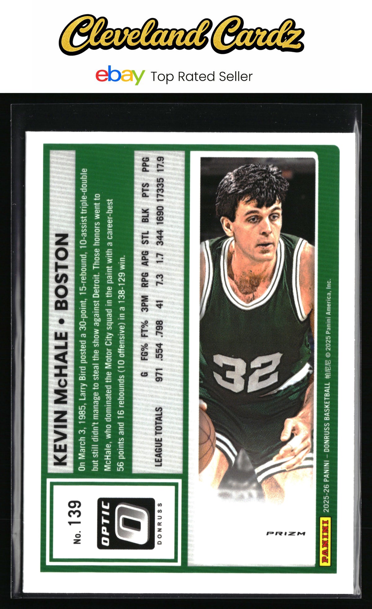 2025-26 Donruss #139 Kevin McHale Silver Prizm