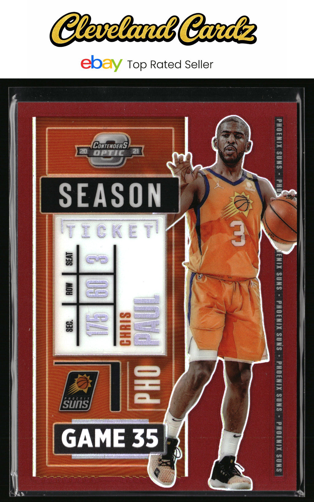 2020-21 Panini Contenders Optic #24 De'Andre Hunter Red