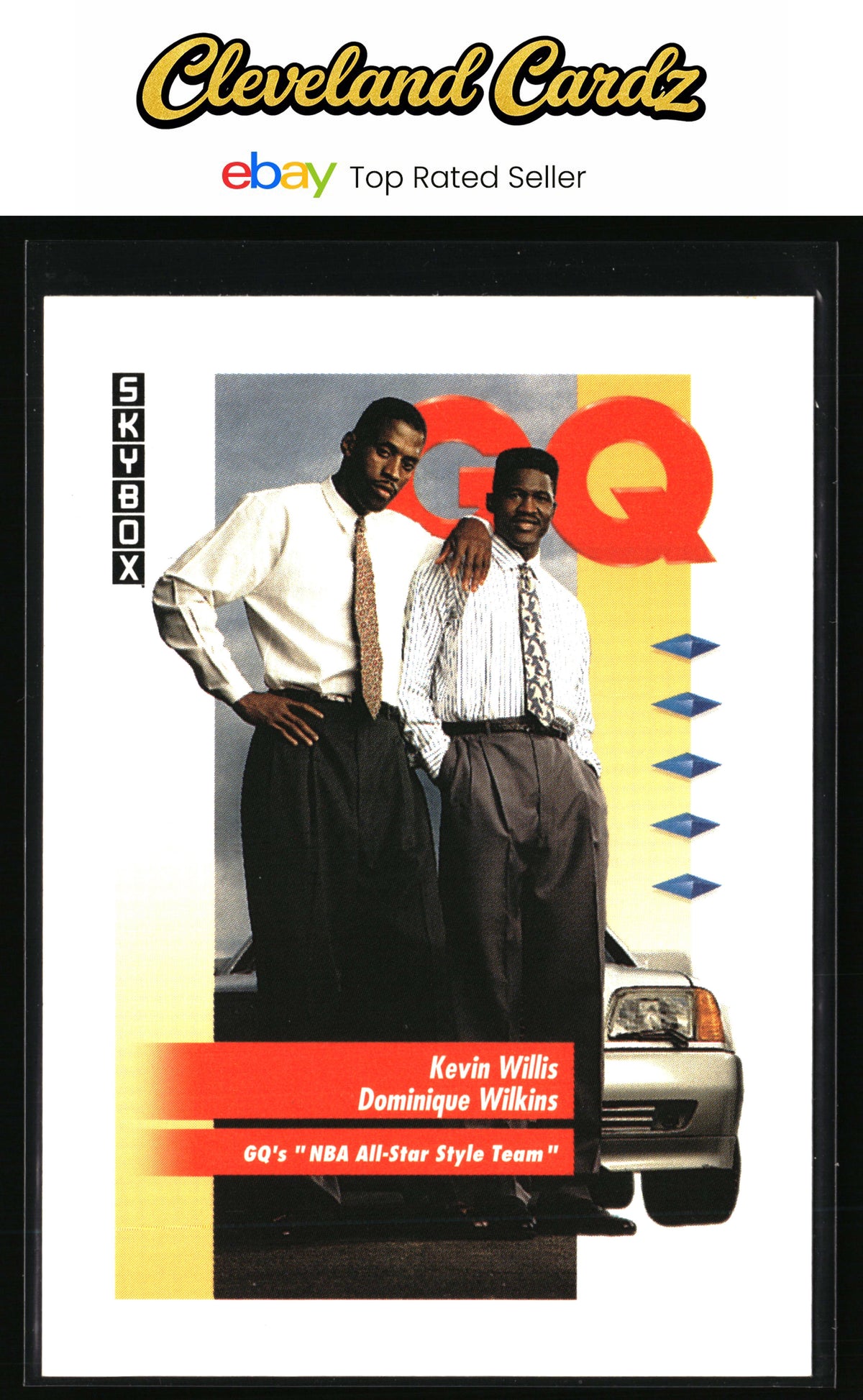 1991-92 SkyBox #325 Kevin Willis / Dominique Wilkins