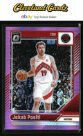 2024-25 Donruss Optic #65 Jakob Poeltl Hyper Pink