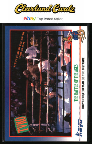 1991 Kayo #211 Evander Holyfield / George Foreman