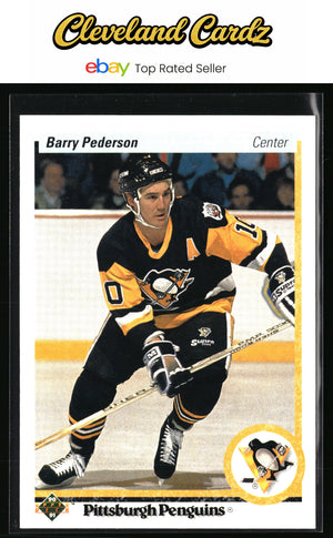 1990-91 Upper Deck #329b Barry Pederson
