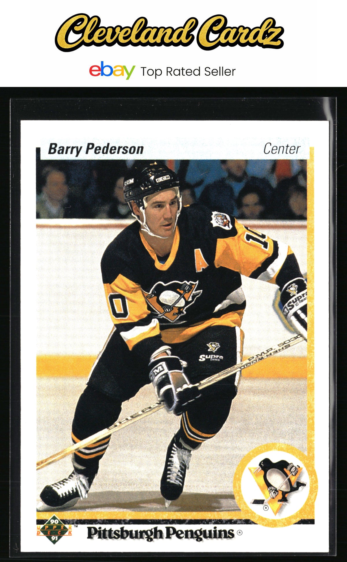 1990-91 Upper Deck #329b Barry Pederson
