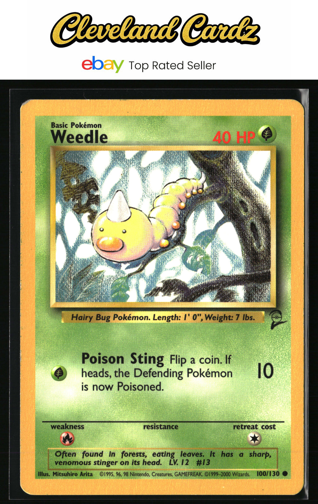 Base Set 2 #100/130 Weedle