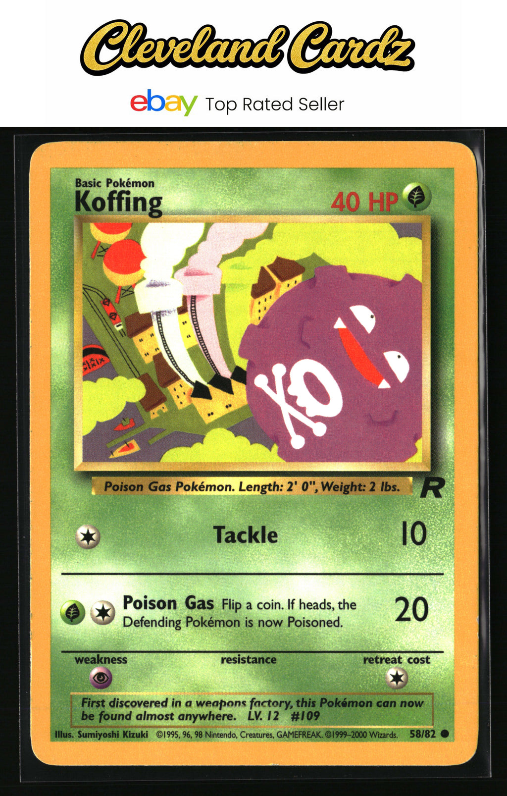 Team Rocket #58/82 Koffing