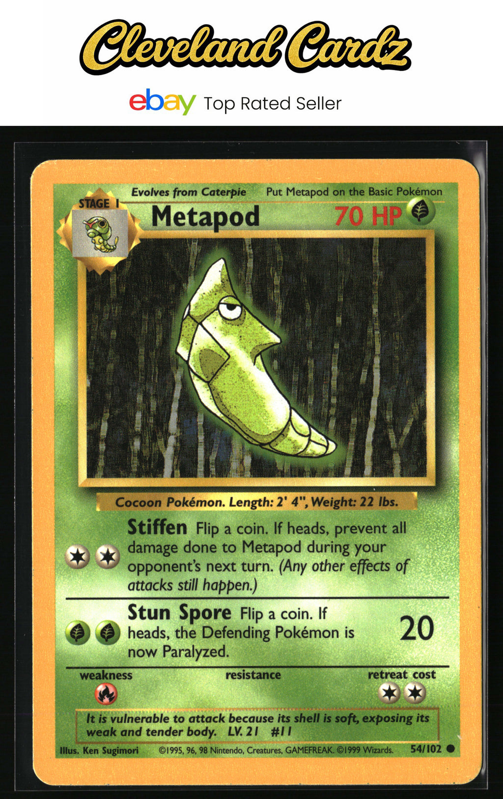 Base Set #054/102 Metapod