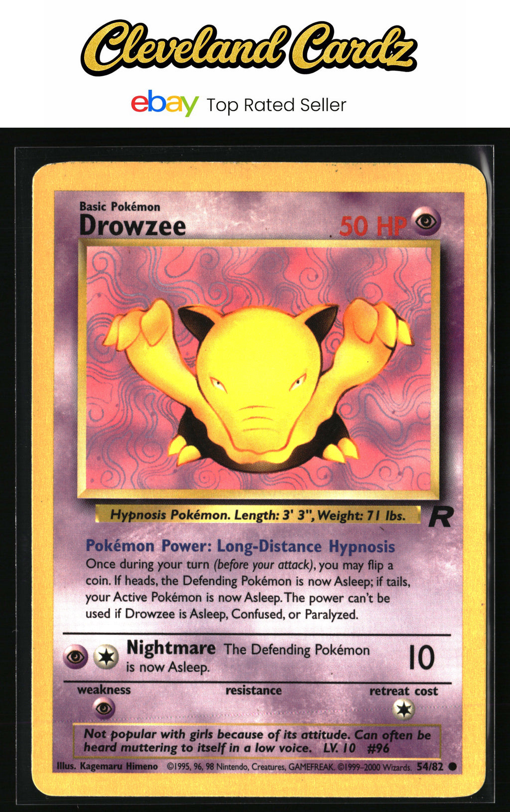 Team Rocket #54/82 Drowzee