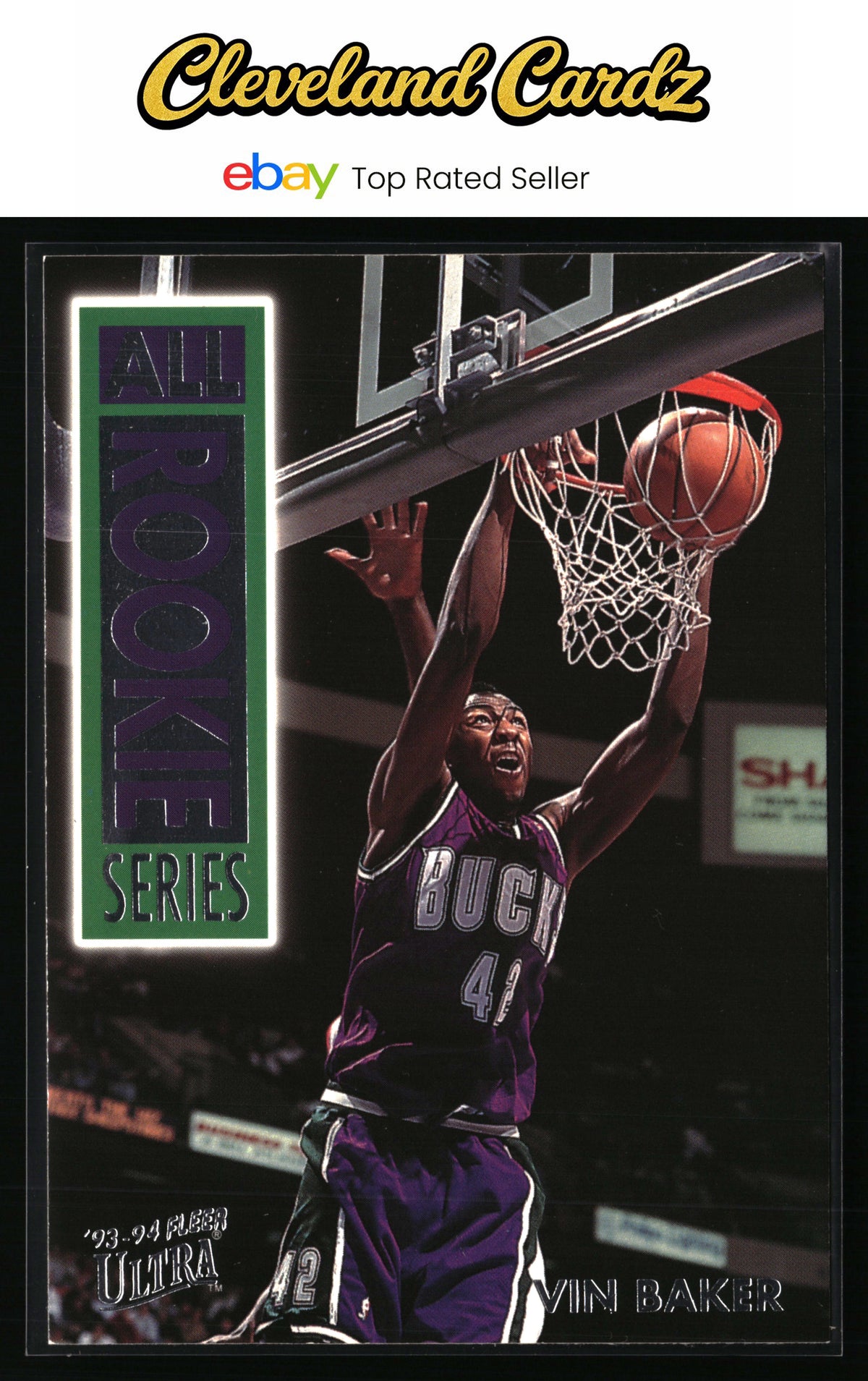 1993-94 Ultra #1 Vin Baker All-Rookies