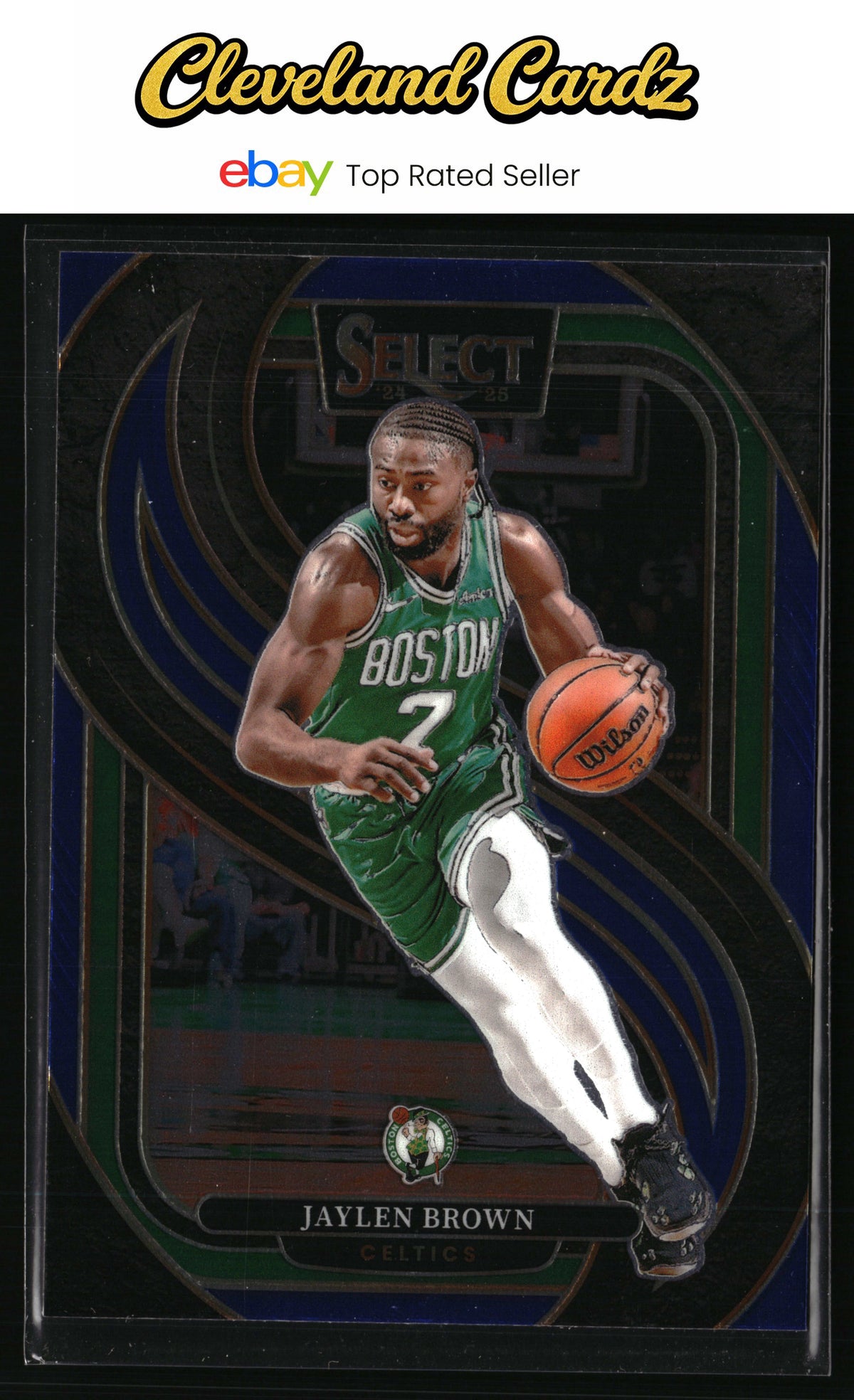 2024-25 Panini Select #146 Jaylen Brown Blue