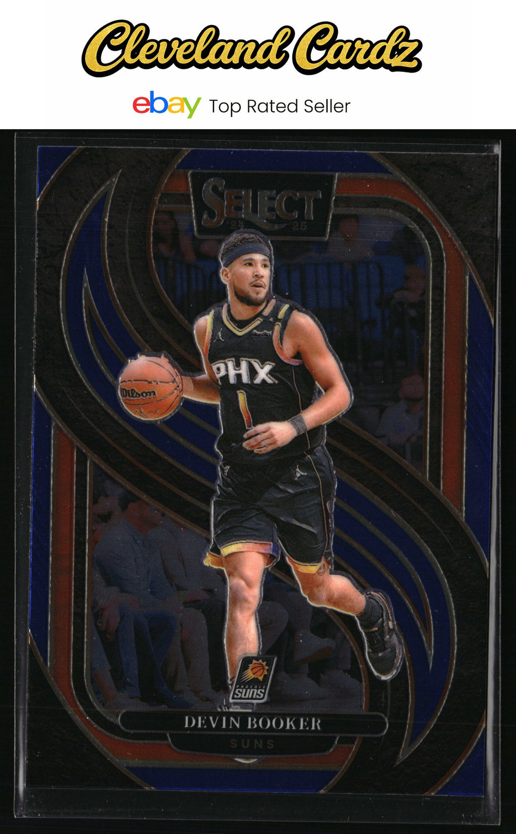 2024-25 Panini Select #139 Devin Booker Blue