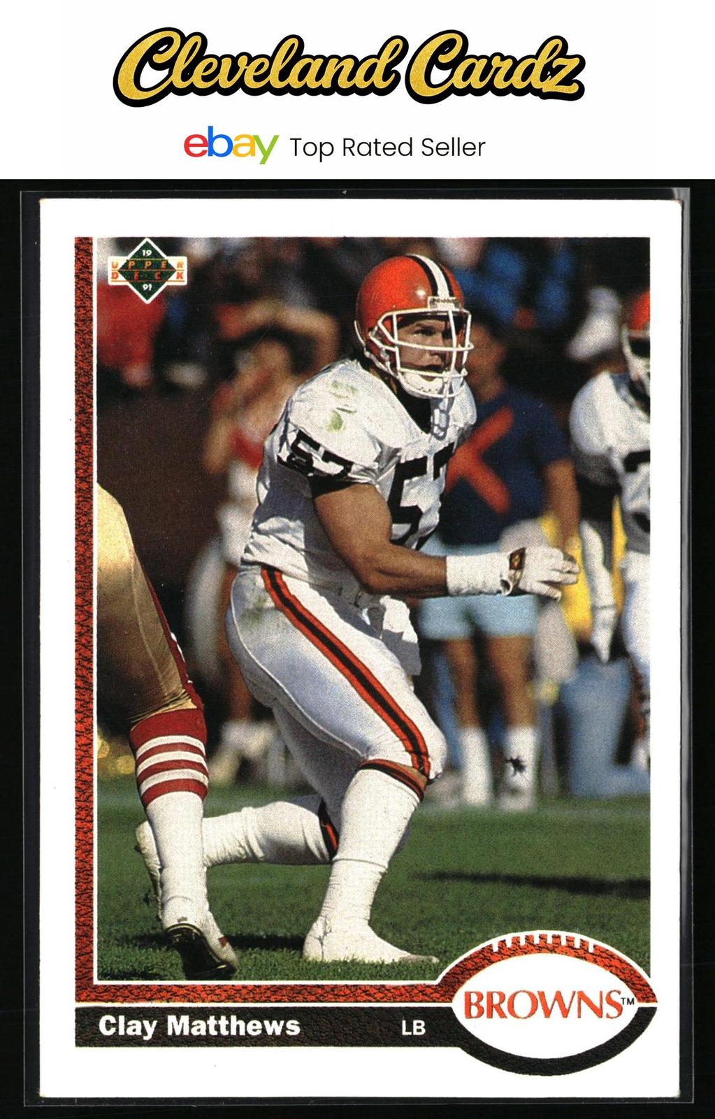 1991 Upper Deck #310 Clay Matthews