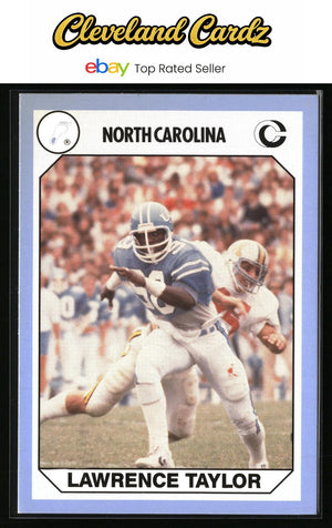 1990-91 Collegiate Collection North Carolina Tar Heels #4 Lawrence Taylor