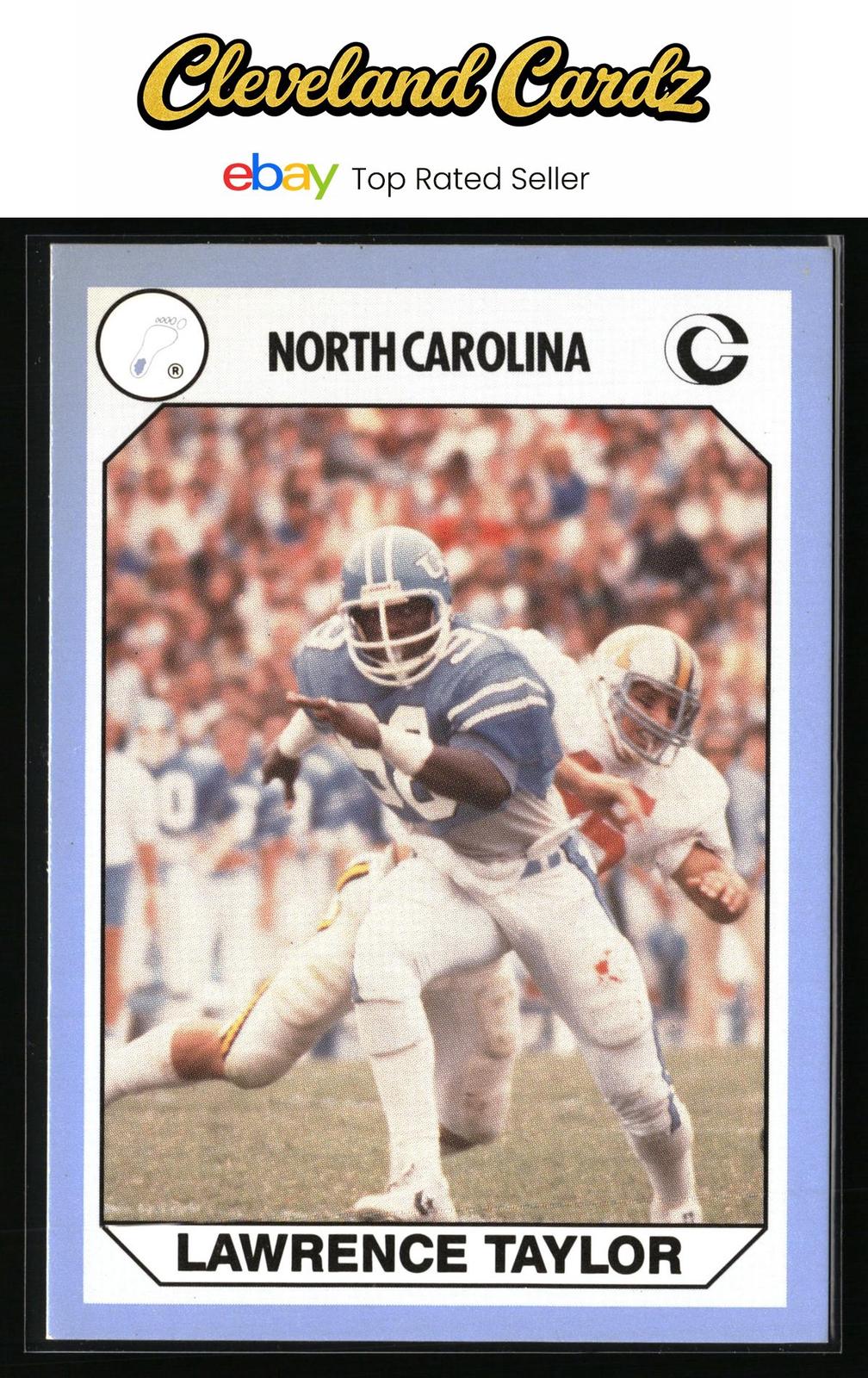 1990-91 Collegiate Collection North Carolina Tar Heels #4 Lawrence Taylor
