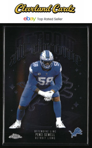 2025 Topps Chrome #ACT-13 Penei Sewell All Chrome Team