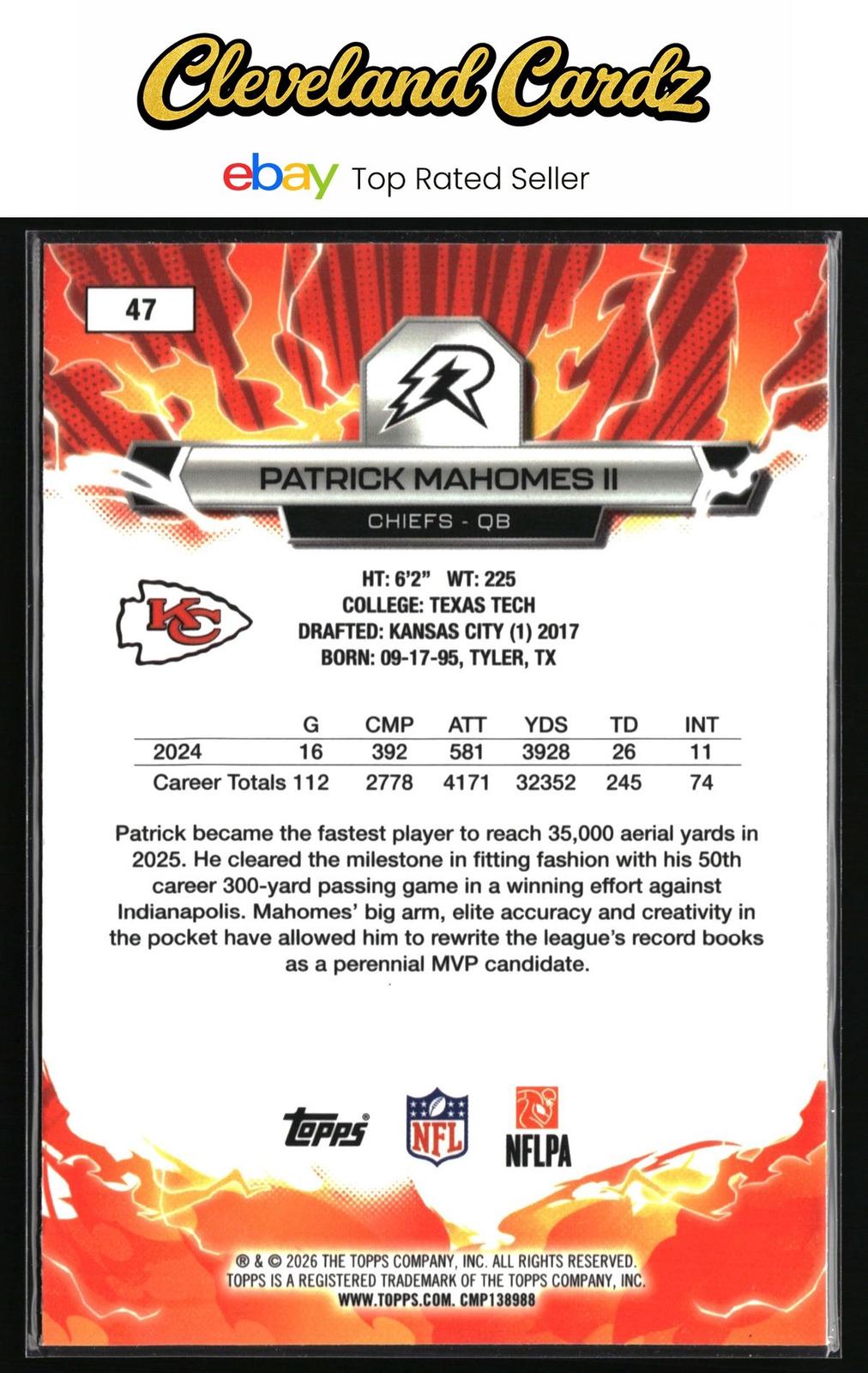 2025 Topps Resurgence #47 Patrick Mahomes II