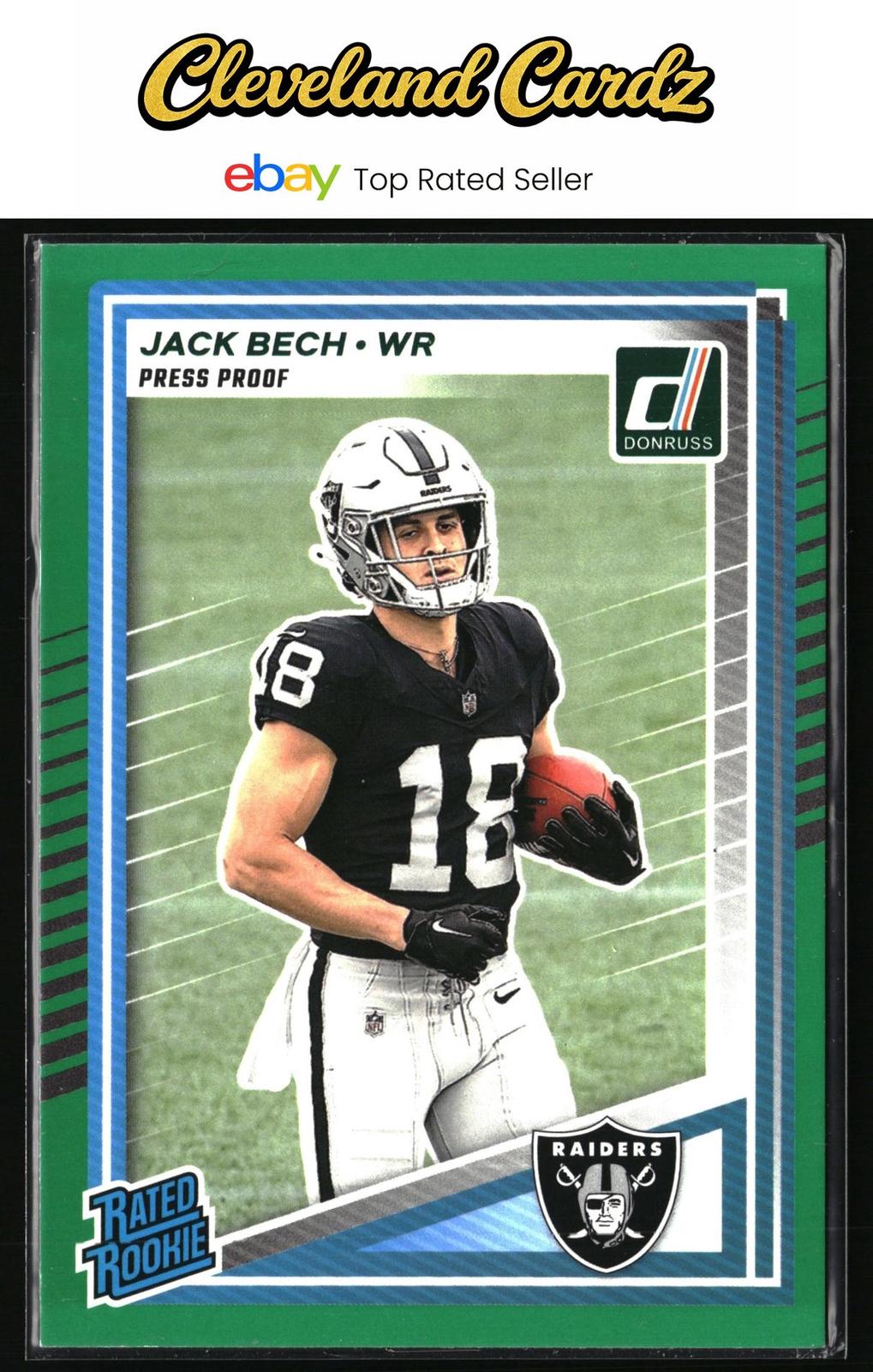 2025 Donruss #320 Jack Bech Press Proofs Green